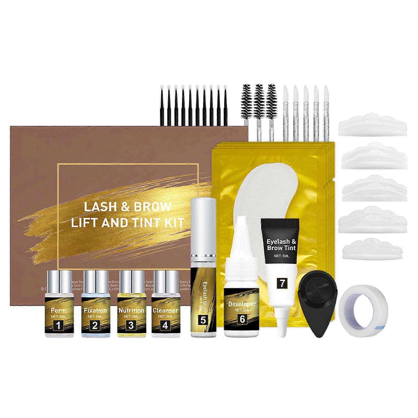 Eyebrow And Eyelash Makeup Accesories Kit  Natural Look Eyebrow Enhancement For A Fuller Look And Lasting Definition  brown