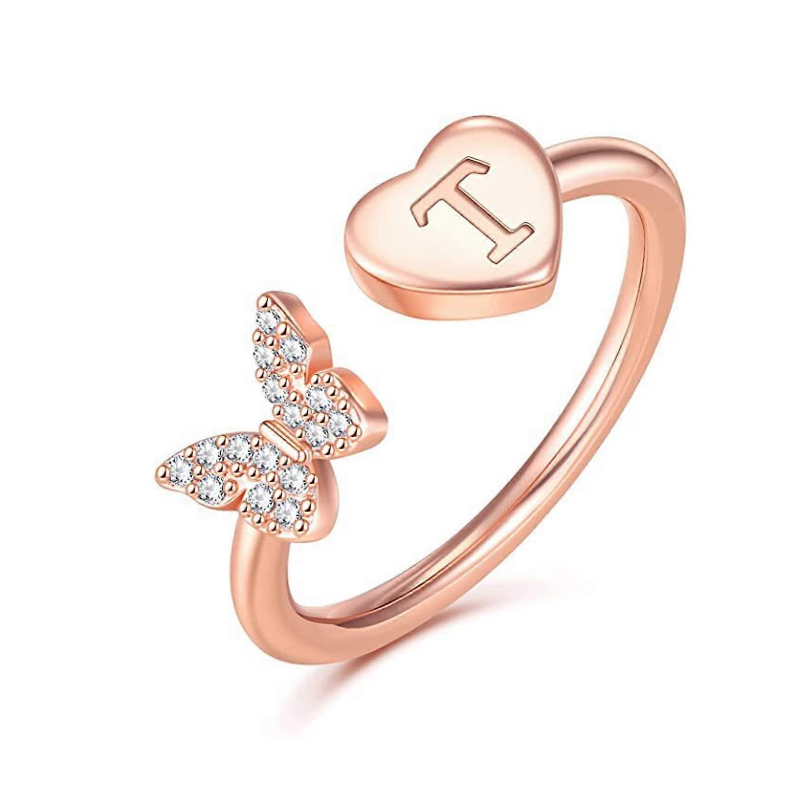 S925 Silver Fly Bird Open Ring Green Crystal Cubic Zirconia Leaves Adjustable