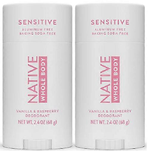 Native Whole Body Deodorant Vanilla & Raspberry 2 Pack