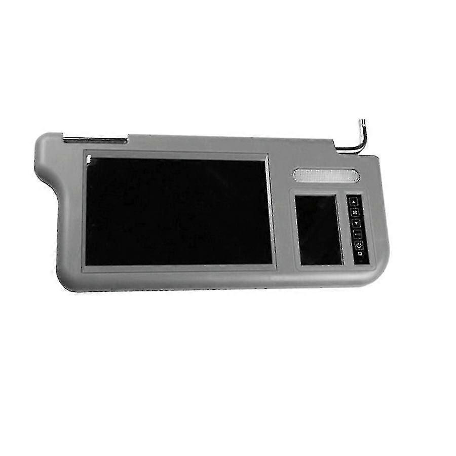 7 Inch Car Sunvisor Interior View Screen Lcd Mon Dvd/vcd/av/tv Player Camera(r