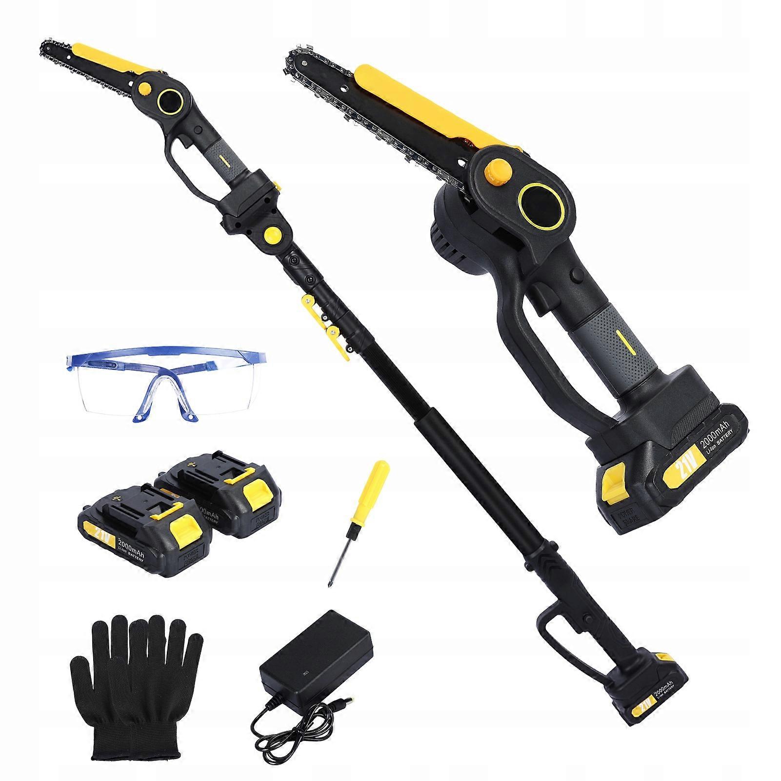 2 In 1 Cordless Boom Saw With 2 X 2,0 Ah Battery For