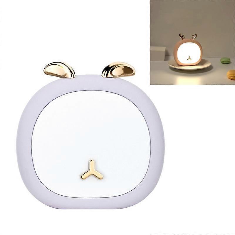 Creative Multifunctional USB Charging Reading Lamp Bedside Soft Night Light Rabbit