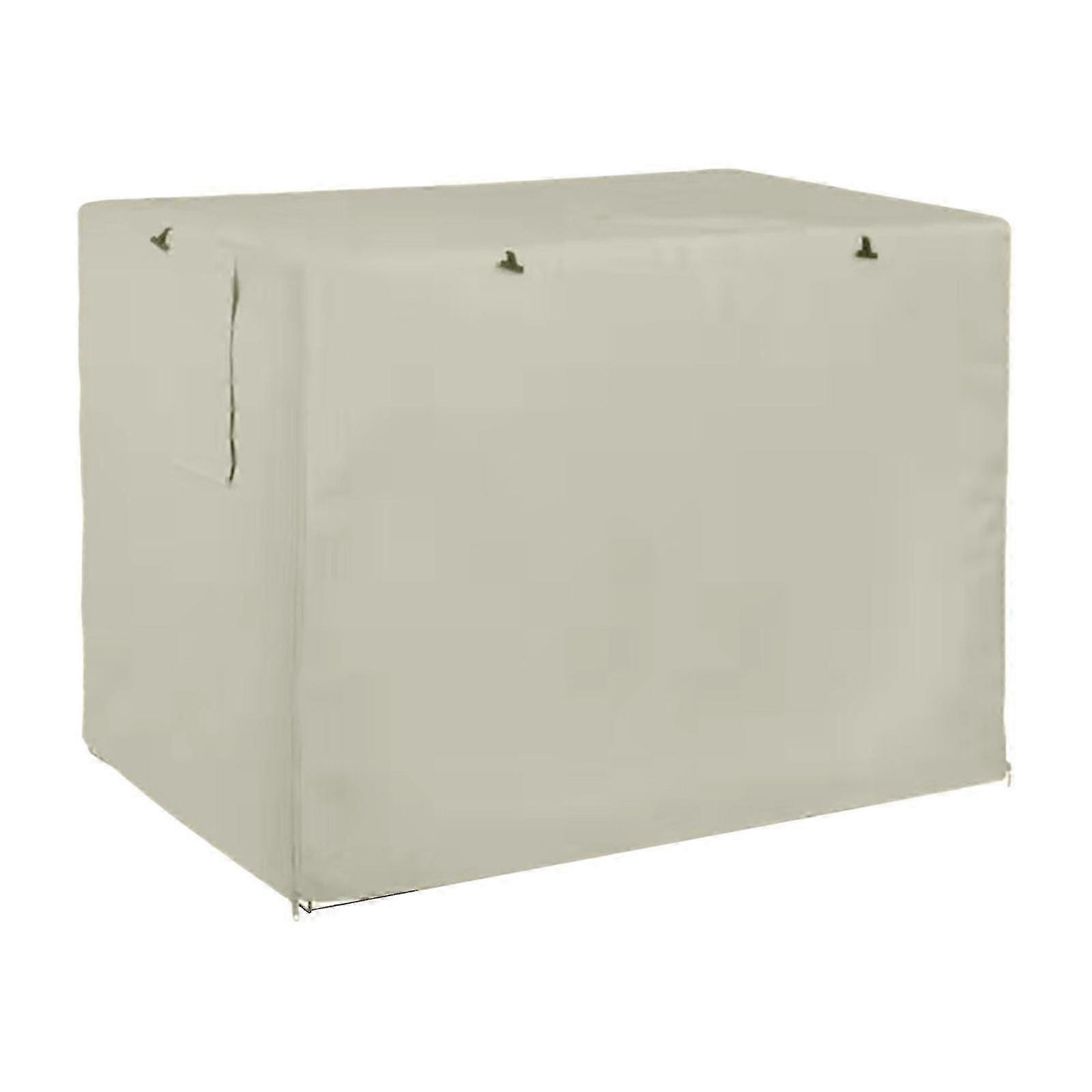 غطاء قفص الكلب ، غطاء بيت الكلب للكلب المتوسط والكبير ، نسيج أكسفورد للخدمة الشاقة ، غطاء بيت الكلب للحيوانات الأليفة مقاوم للماء مضاد للأشعة فوق البنفسجية ، غطاء قفص الكلب مع شبكة Windo