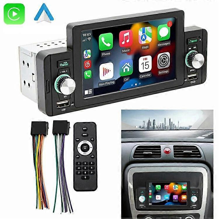 SW-151C Wired CarPlay 5 pouces Écran tactile MP5 Autoradio Lecteur multimédia compatible Bluetooth
