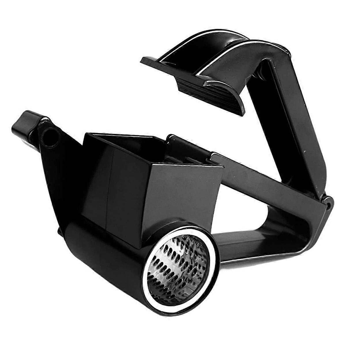 Rotary Cheese Grater Hand Shredder - Manual Hand Crank Handheld Cheese Cutter with Stainless Steel D