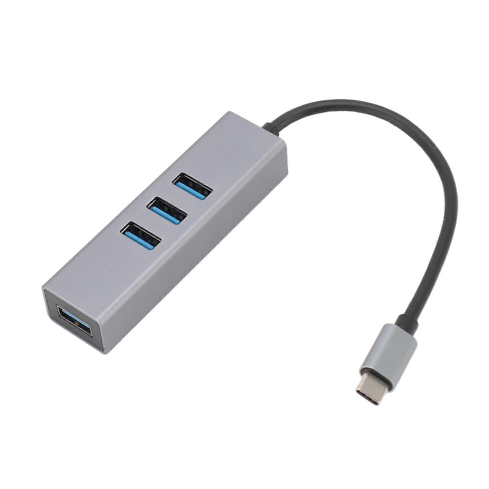 4 Port USB C Data Professional Efficient High Speed 5Gbps 4xUSB3.0 USB Hub Windows for Linux System