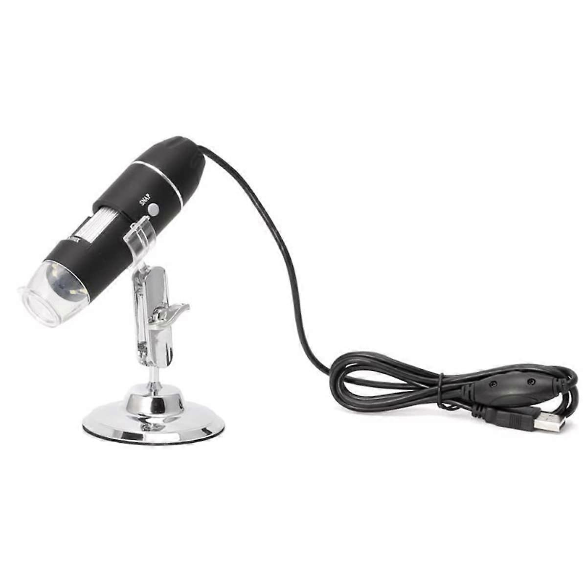 Mikroskop 160.0x USB Digital Pocket Microscope Camera with 8 LED Magnifier and Stand for Close-Up Viewing