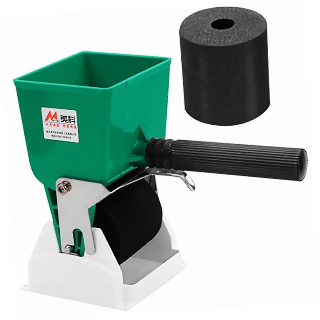 Wallpaper Glue Machine Small Handheld Roller Rollers 2 Base Brush for Cardboard Easy
