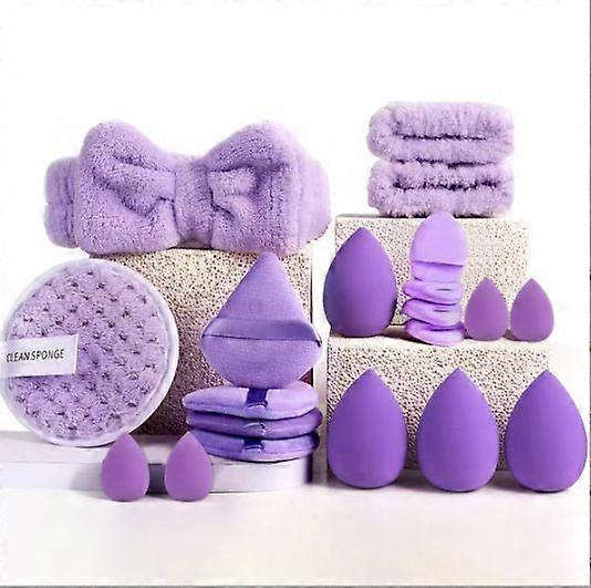 Powder Puff Set, Clean Sponge, For Liquid, Foundation and Concealer, Soft Sponge, Easy to Clean, Beauty Tools Large Combo Set, Wash Face Makeup Puff C