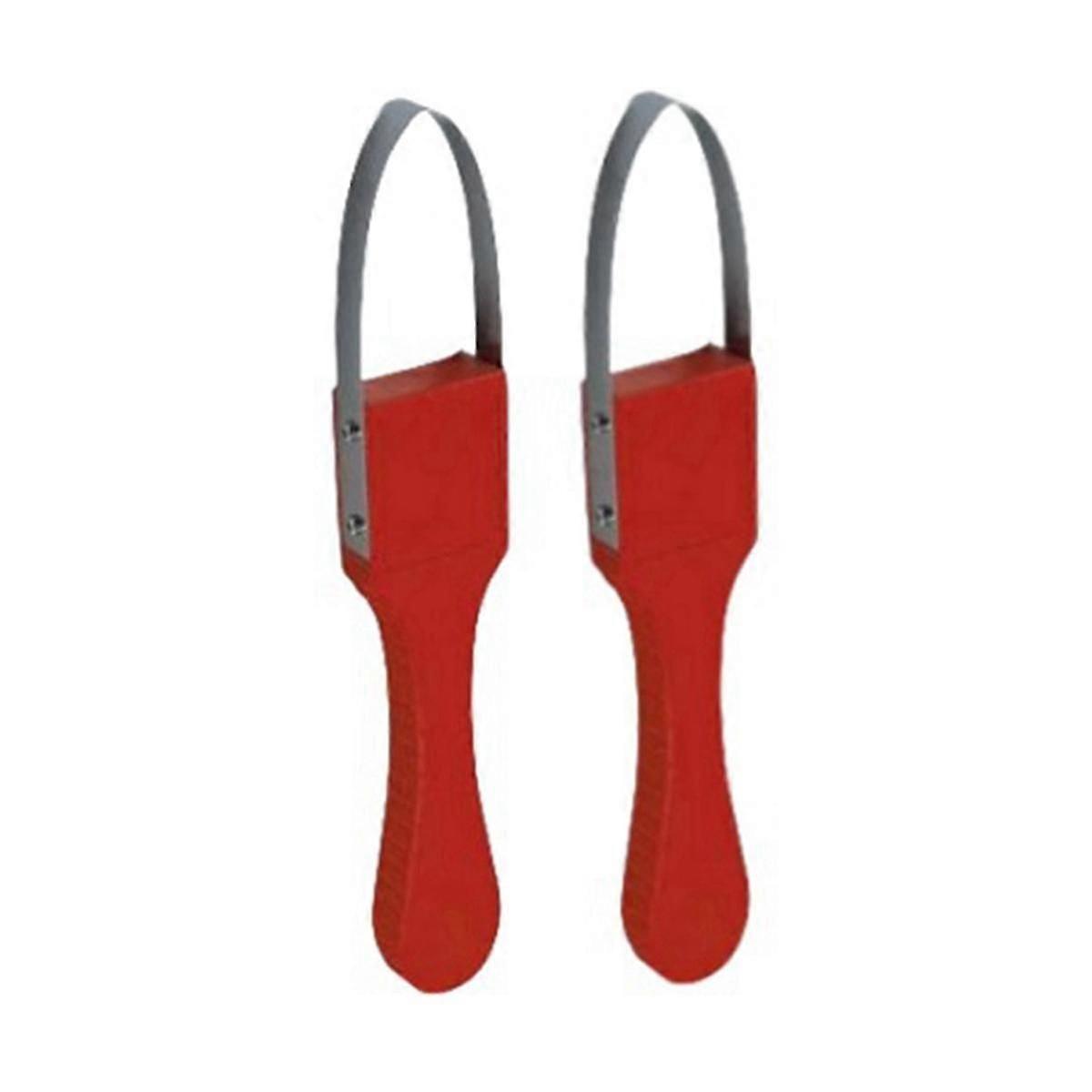 Grass Puller Tool Multifunctional Manual Ring Weeding Shovel Weed Trimmer Tool for Lawn Weeding Loosening Yellow