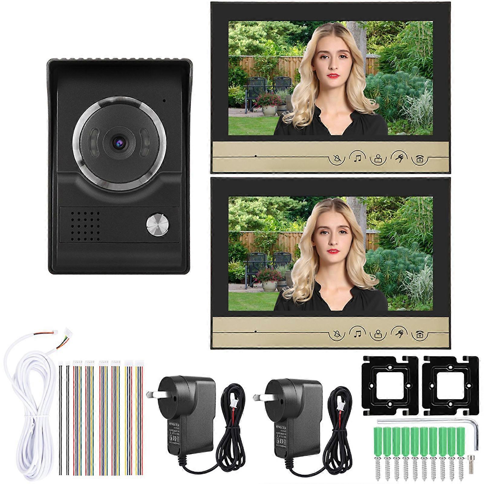 9" Color Video Doorbell with Night Vision, Hands-Free Intercom & Adjustable Settings