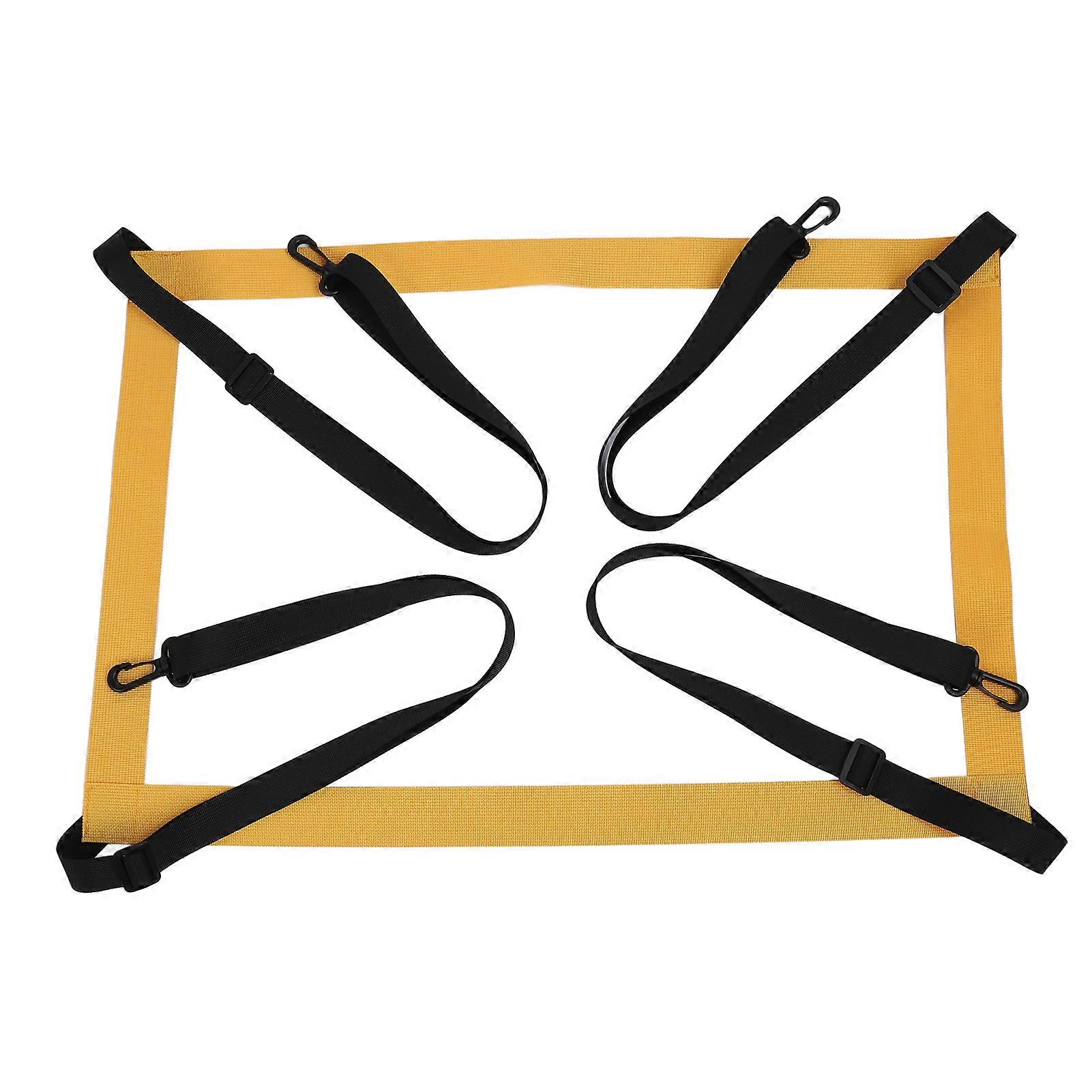 Strike Zone Target Portable Adjustable Training Aid Equipment Baseball Softball Pitching Target for Hitting Batting Yellow