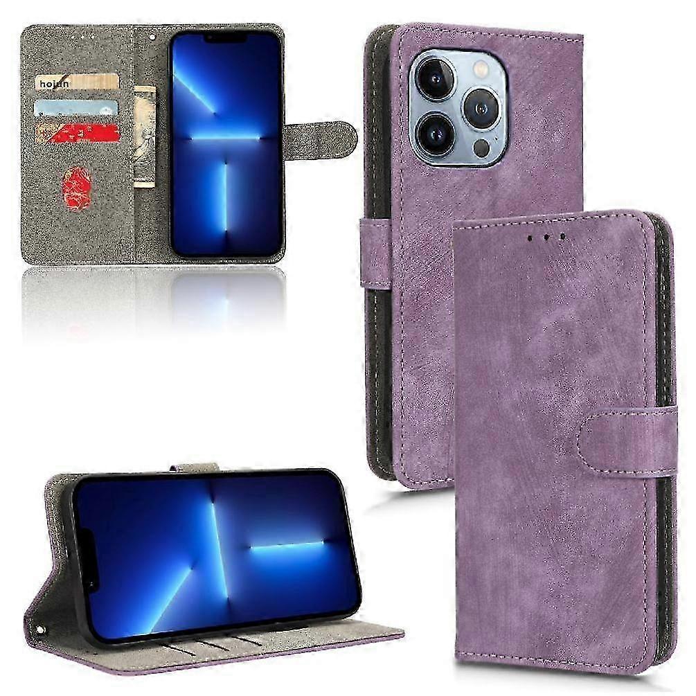 حالة ل 13 برو بو الجلود المغناطيسي الإغلاق الوجه فوليو محفظة RFID حجب فتحة بطاقة الغطاء