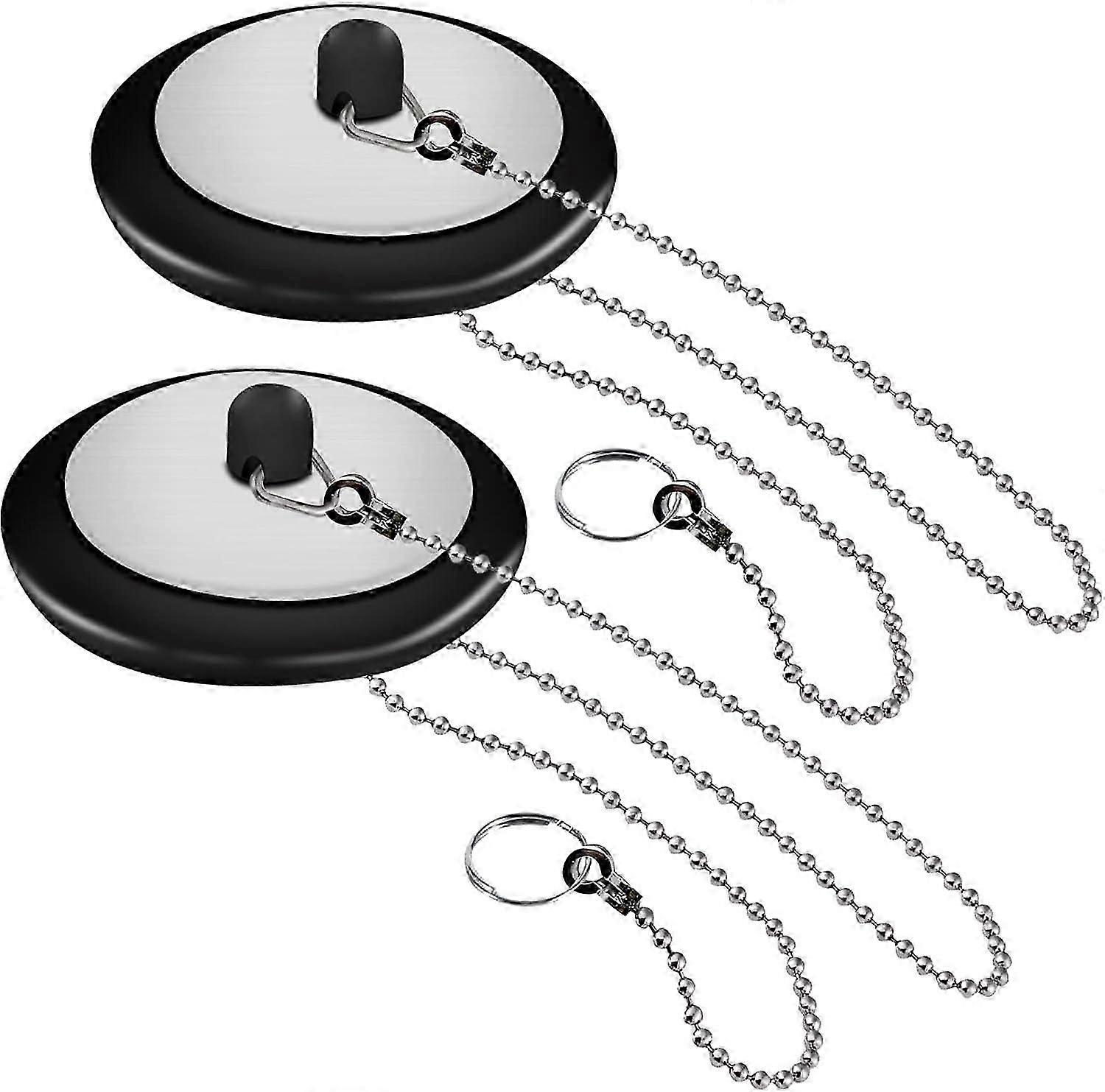 Universal Bathtub Plug And Chain Drain Stopper Set
