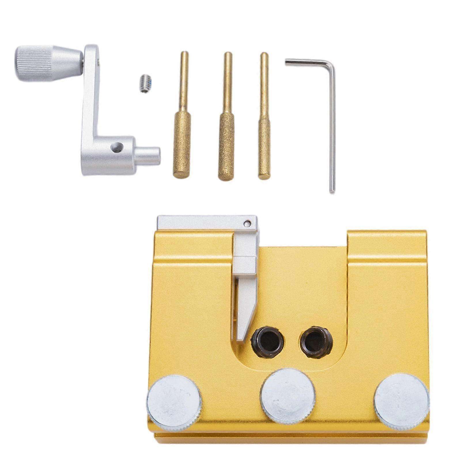 Portable Hand Crank Chainsaw Sharpener Tools for Woodworking Grinding