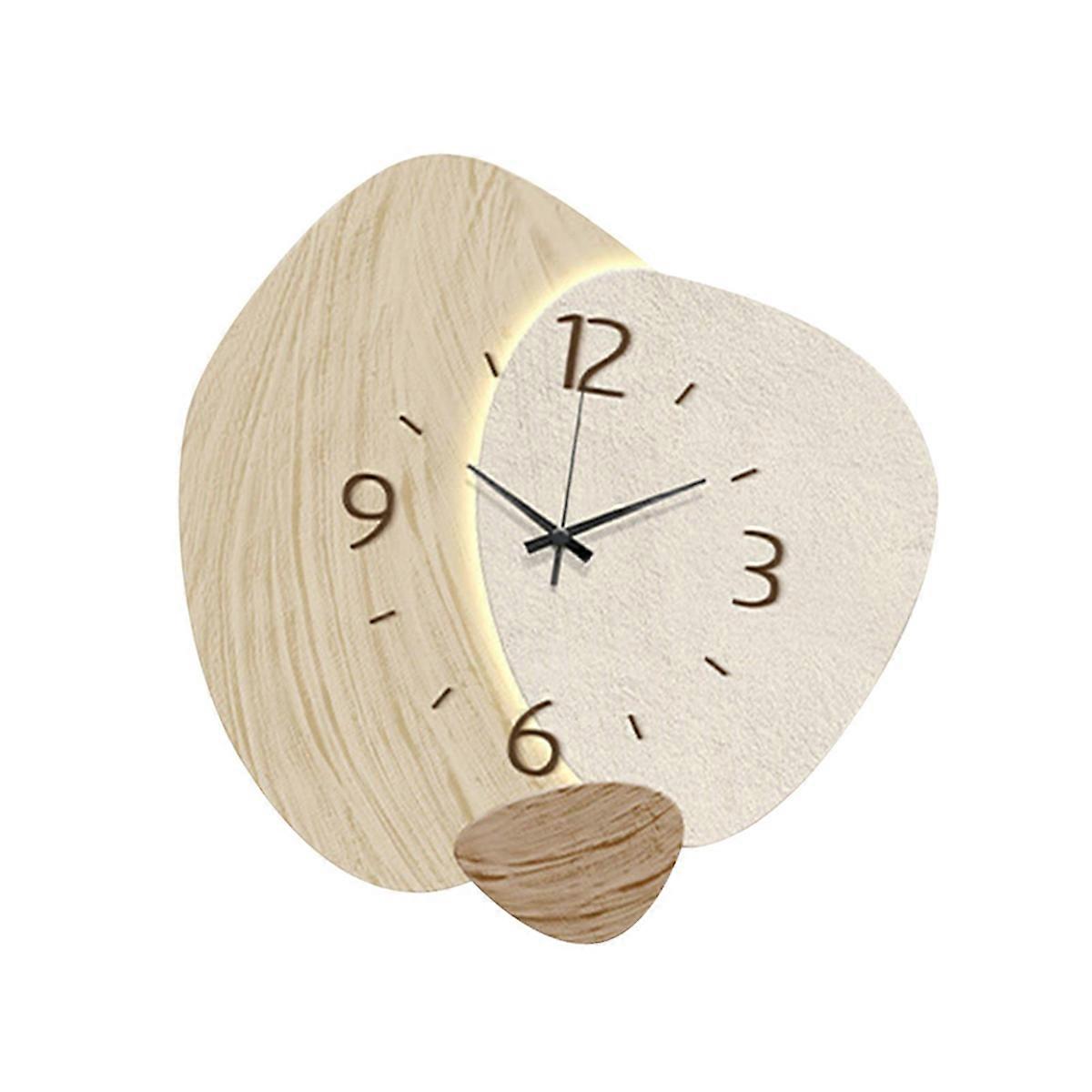 Non Ticking Simple Wall Decor Decorative Clock B