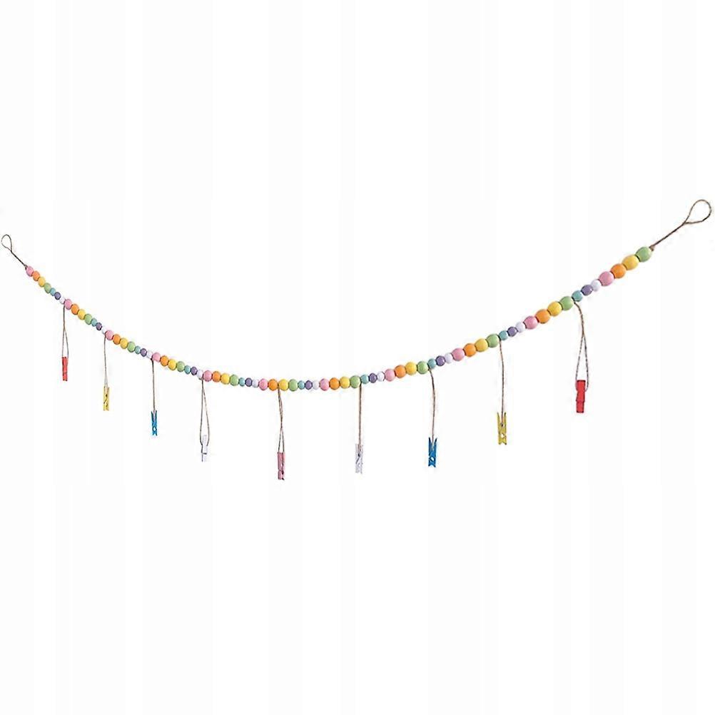 Decor Picture Display Rope Tassel Bead String