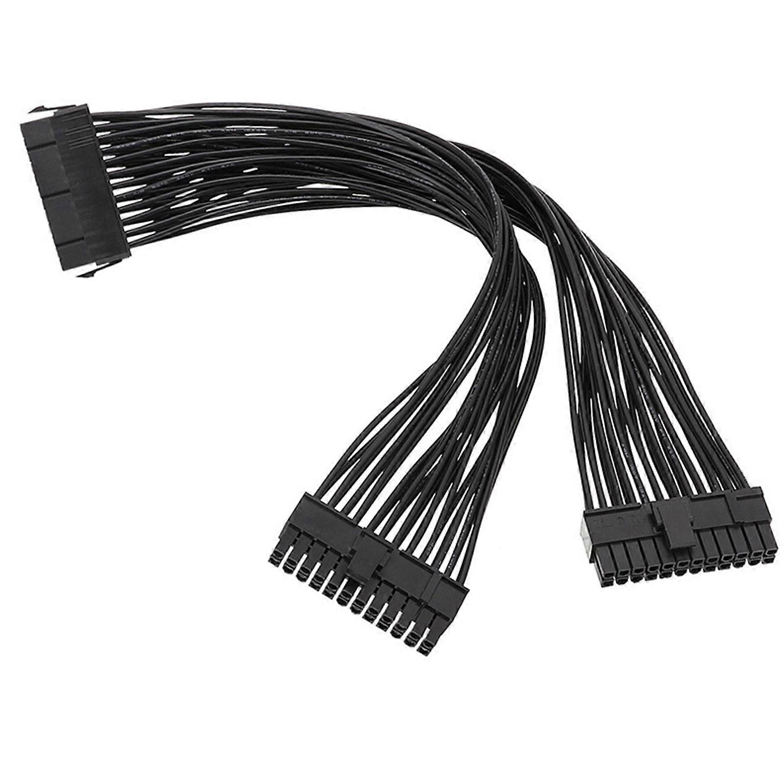 24Pin Power Extension Cable Splitter Cable for Powering Multiple Mainboards Desktop PC Power Supply Splitter Cable