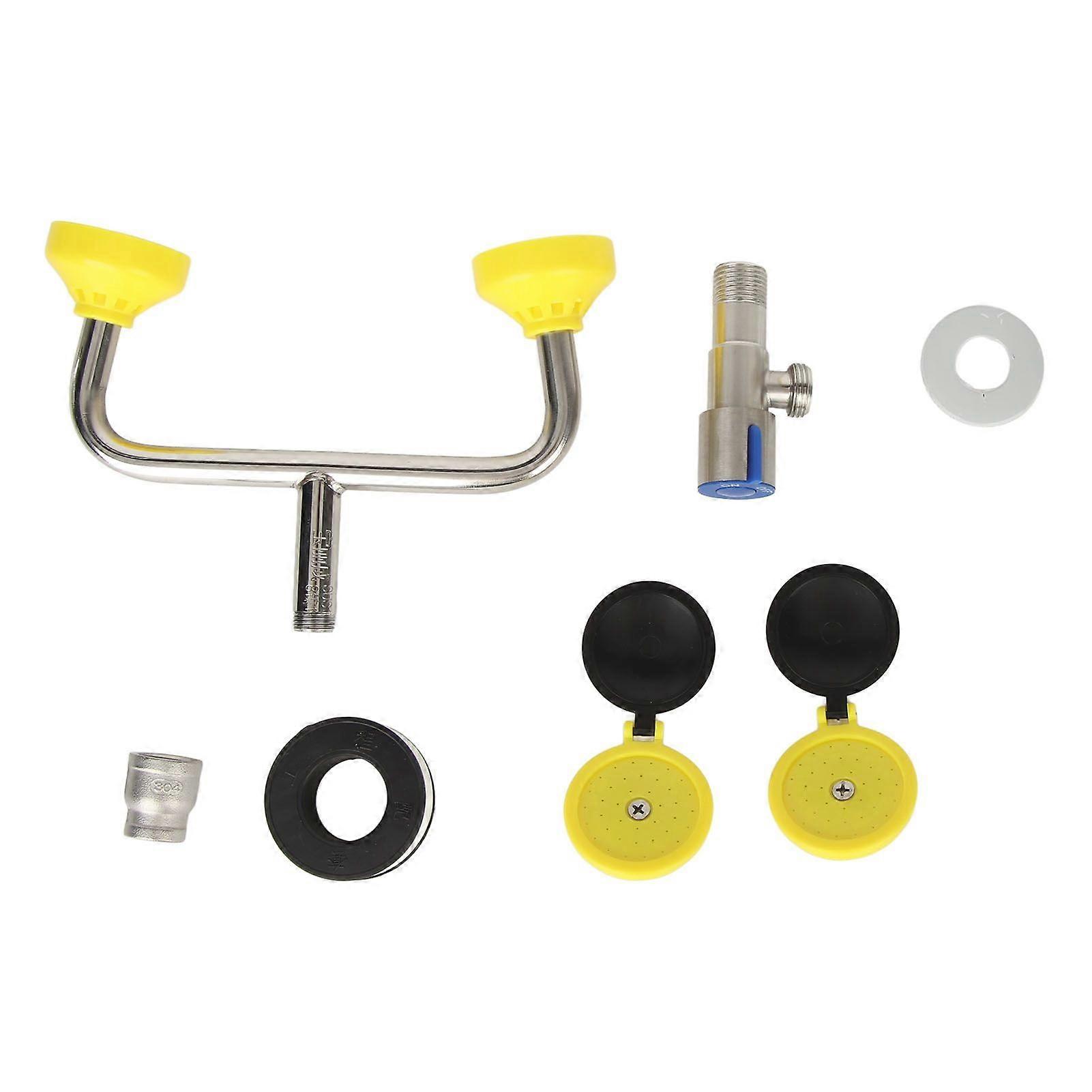 2025 Latest Model Faucet Mounted Eyewash Station Simple Reliable Emergency