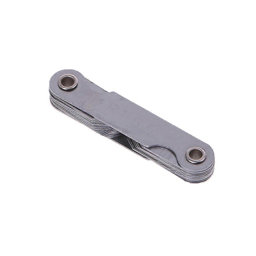 Radius Gauge Set Stainless Steel Radius Fillet Gage Portable Concave Convex Measuring Tool for Tool & Die Makers Check