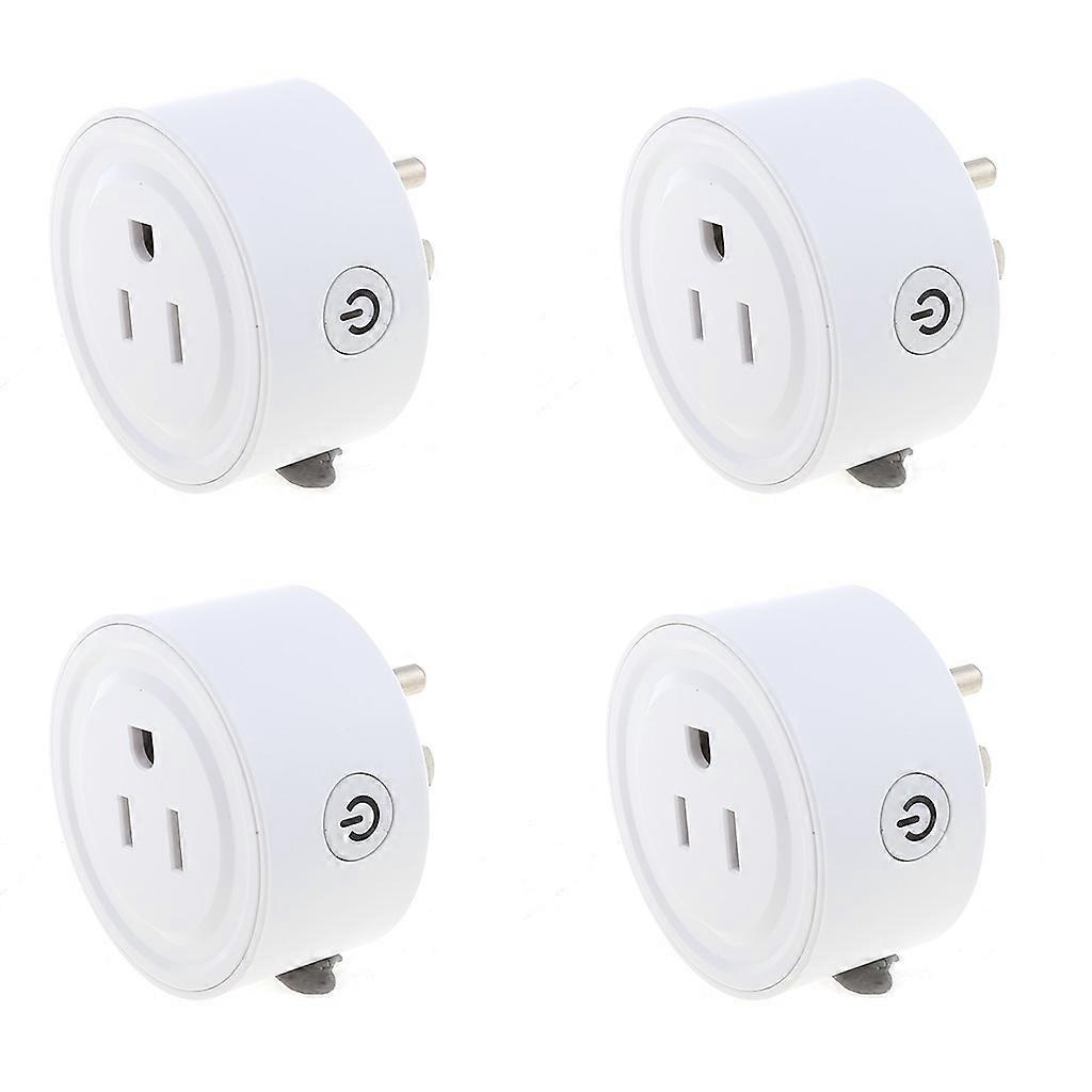 for Smart WLAN Plug Alexa Google Home for Voice Control Mini for Smart Outlet WiFi Socket Remote Control Timer No Hub Re Gold