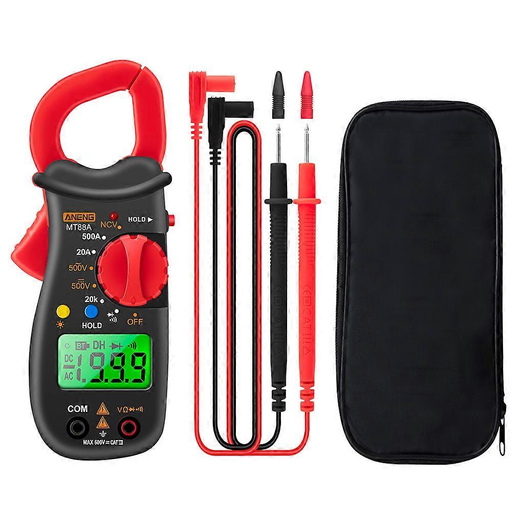 Clamp Meter Auto Range Multimeter with Backlight 600A AC/for DC Voltage AC Current NCV Function Voltmeter Ammeter for Ho