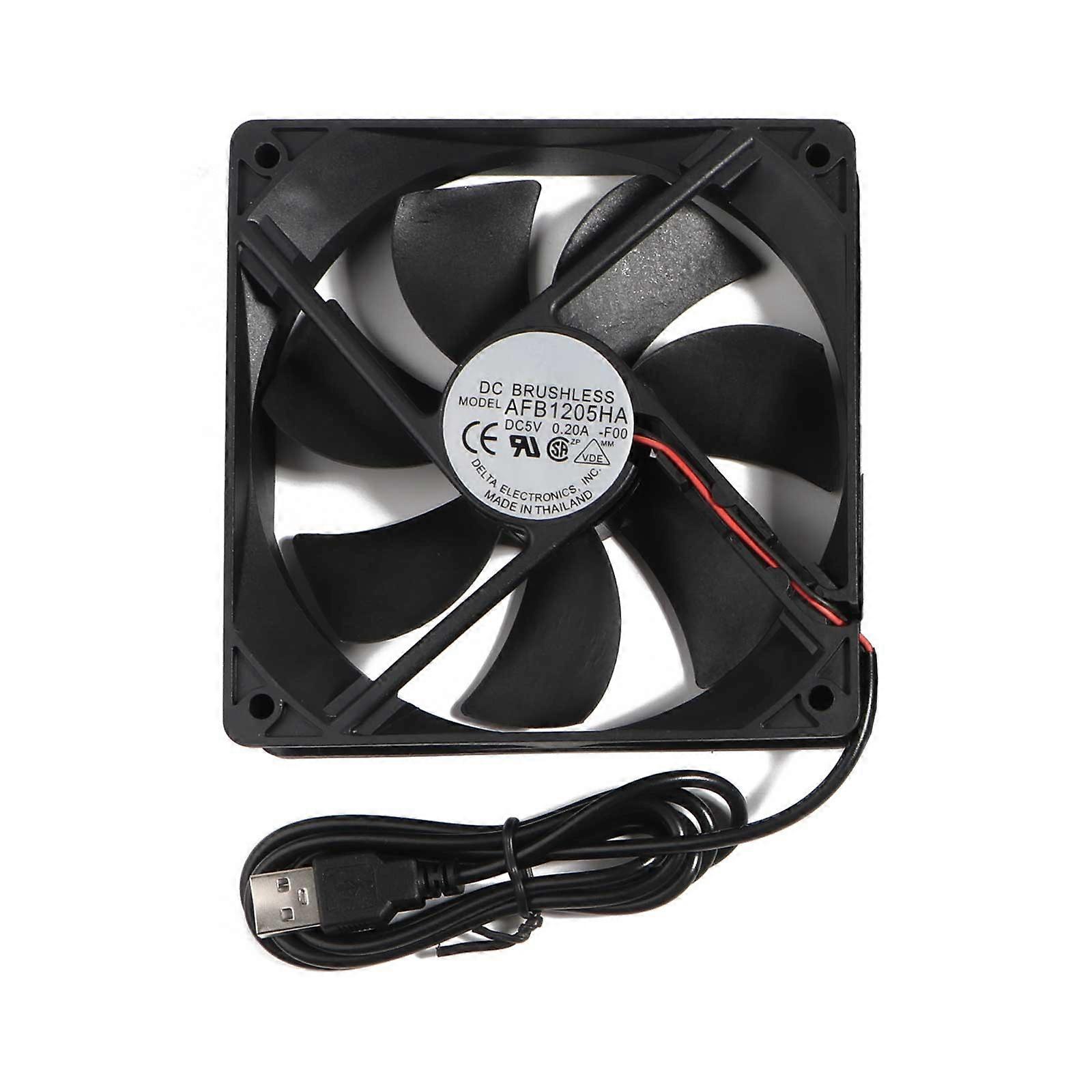 CPU Cooling Fan 120x120mm PC Server- USB CPU Cooler Radiator CPU Cooling Fan Replacement