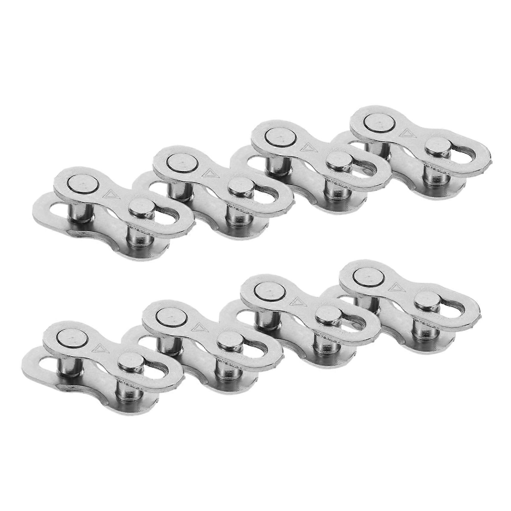 8 pairs bicycle chain accessories for mountain and road bikes quickrelease chain links with bicycle chain connector loose for 8/7/6 speed cha