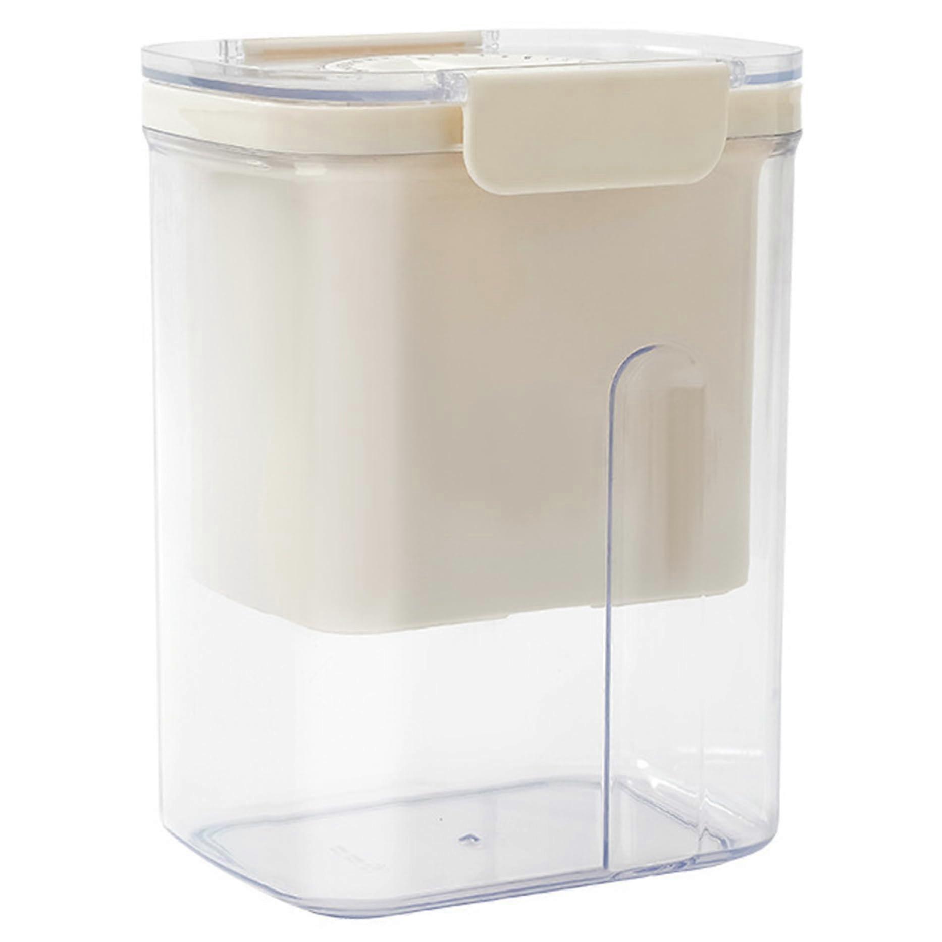 Greek Yogurt Strainer 34oz with Lid, Fine 225 Mesh BPA-Free Filter for Rice Tea Juice