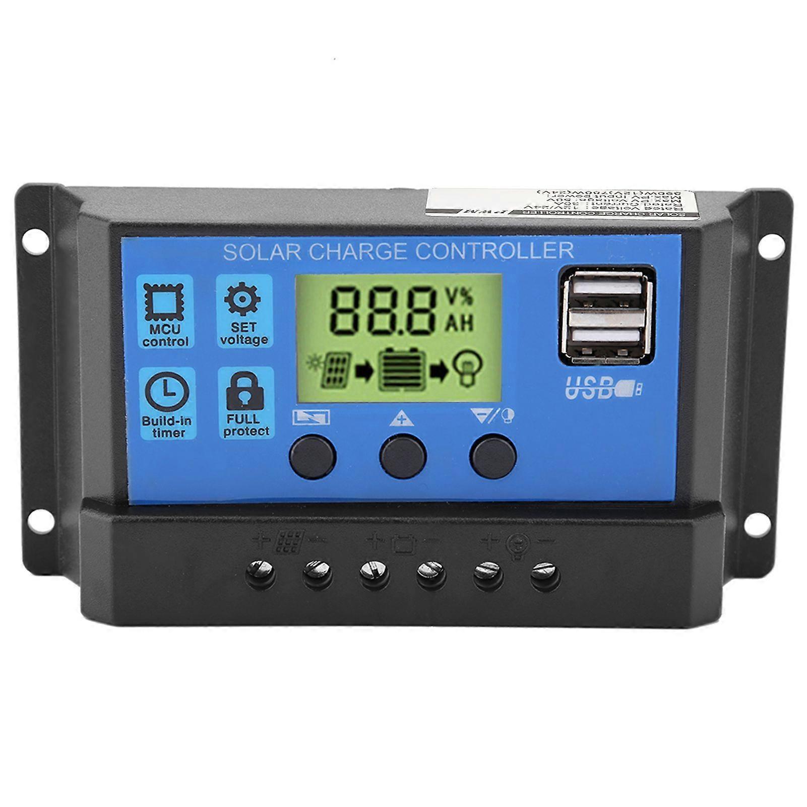 High quality  PWM Smart Dual USB Solar Panel Battery Regulator Charge Controller