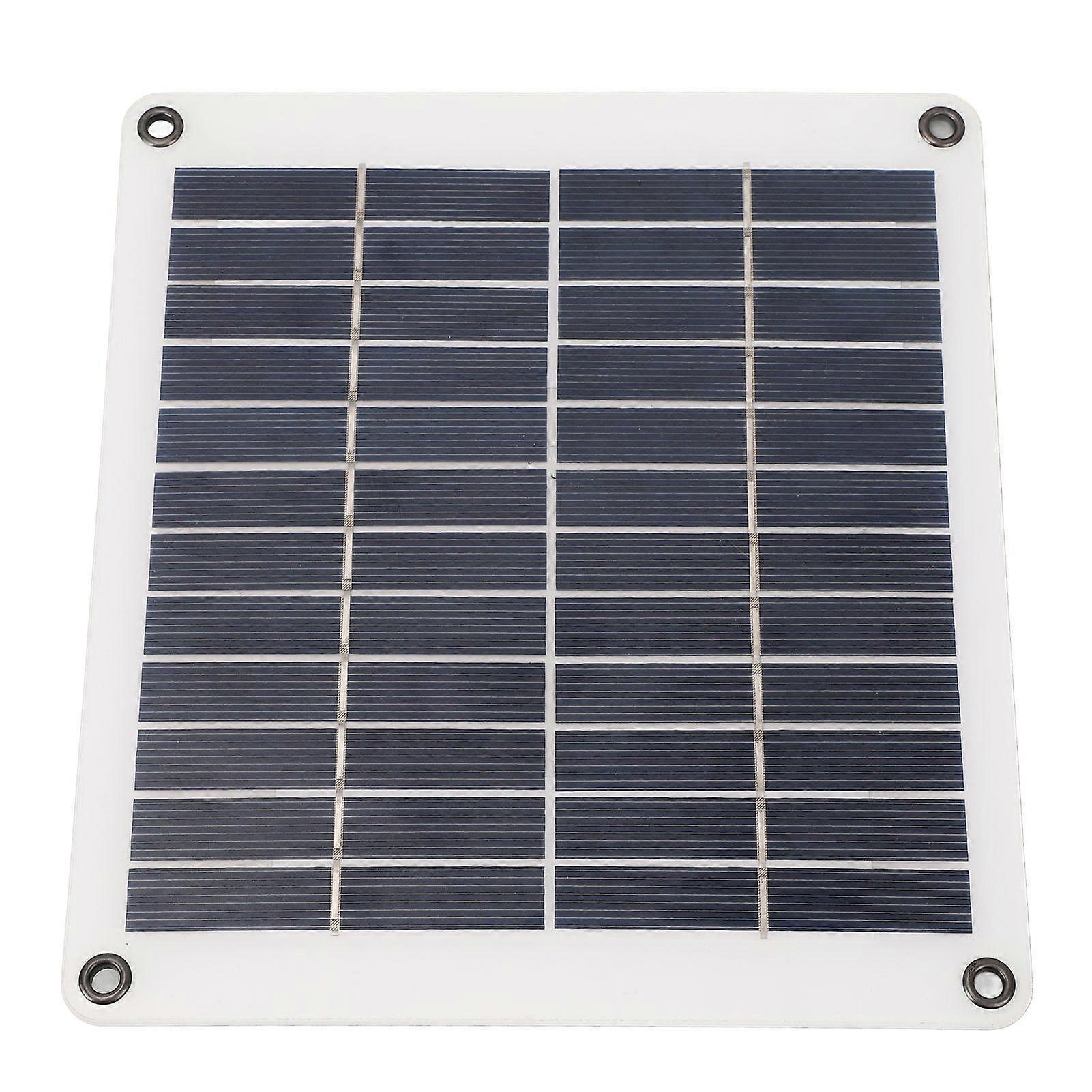 10W Portable Solar Charger for 9-12V Battery, High Efficiency Polycrystalline Silicon Solar Panel for Solar Toys