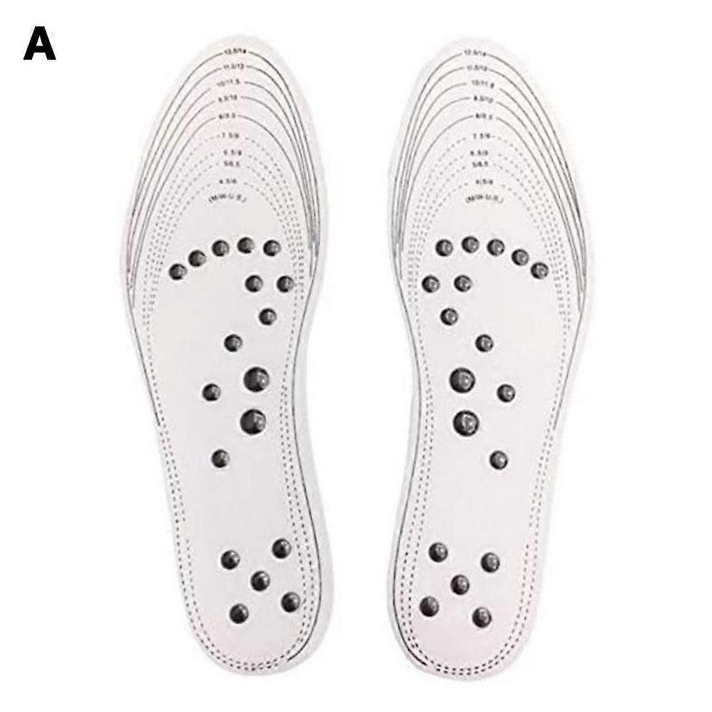White(A)$Magnetic insole for sole Slow rebound insole EVA magnetic insole