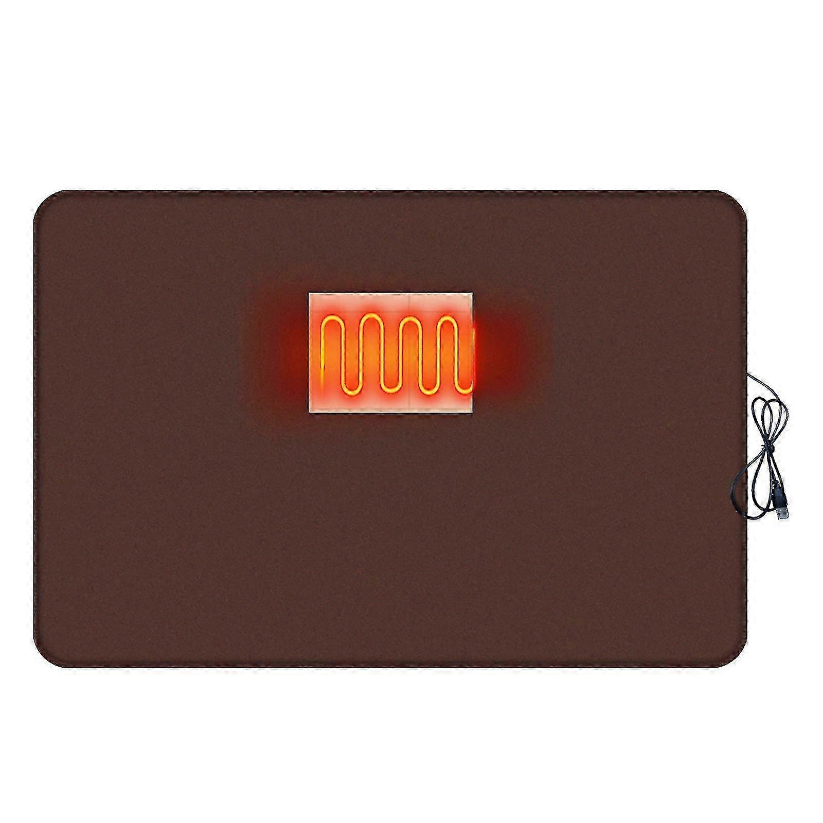 Portable 5V USB Electric Heated Blanket for Car and Office Use, Ideal for Keeping Warm During Winter