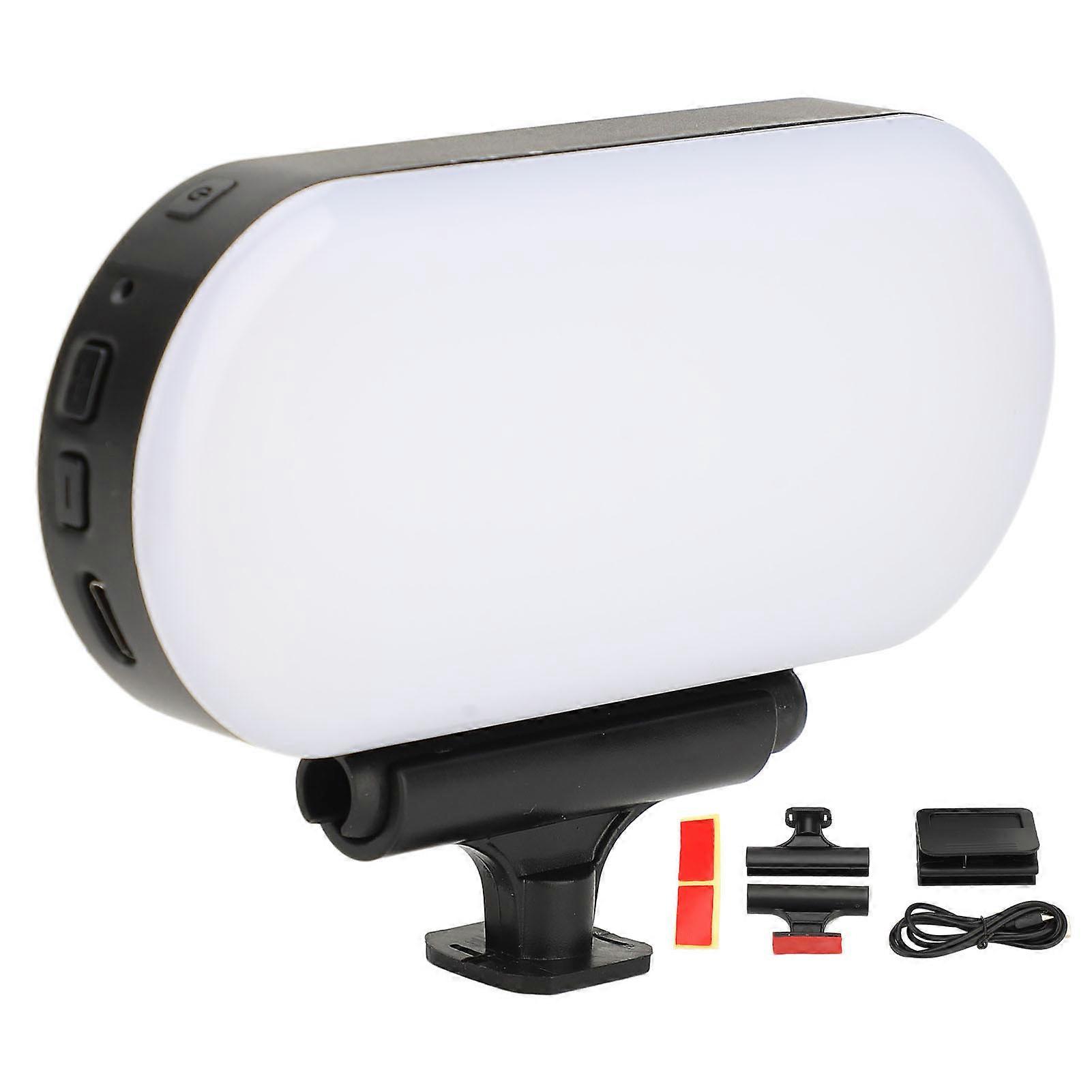 Portable Mini LED Fill Light with Adjustable Brightness and Rechargeable Battery