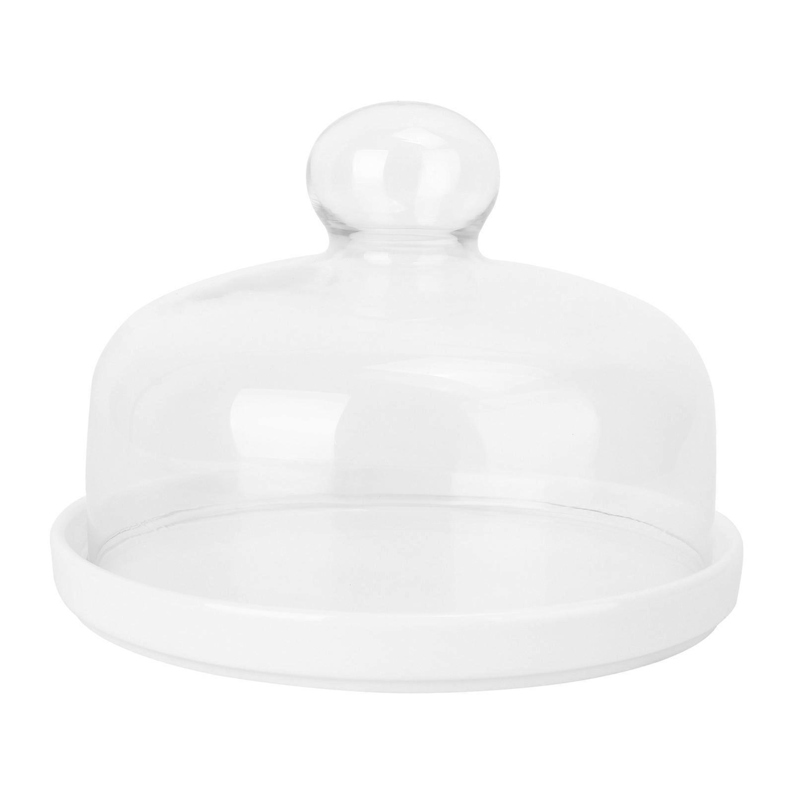 Cake Tray with Cover, Keeps Food Fresh, Compatible with Dishwashers