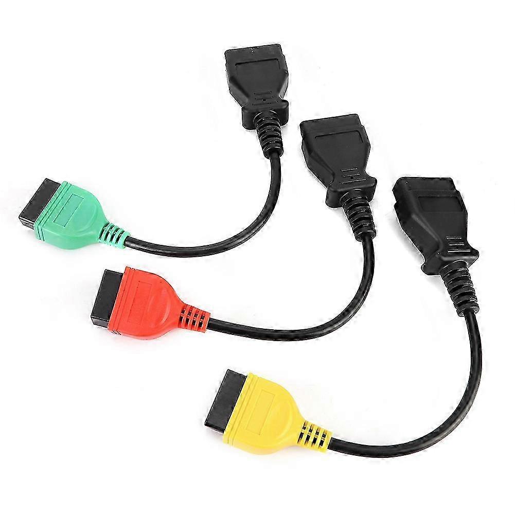 3pcs Connect Cable Ecu Scan Adaptors Connector Fits for Fiat Practical Accessory 2025