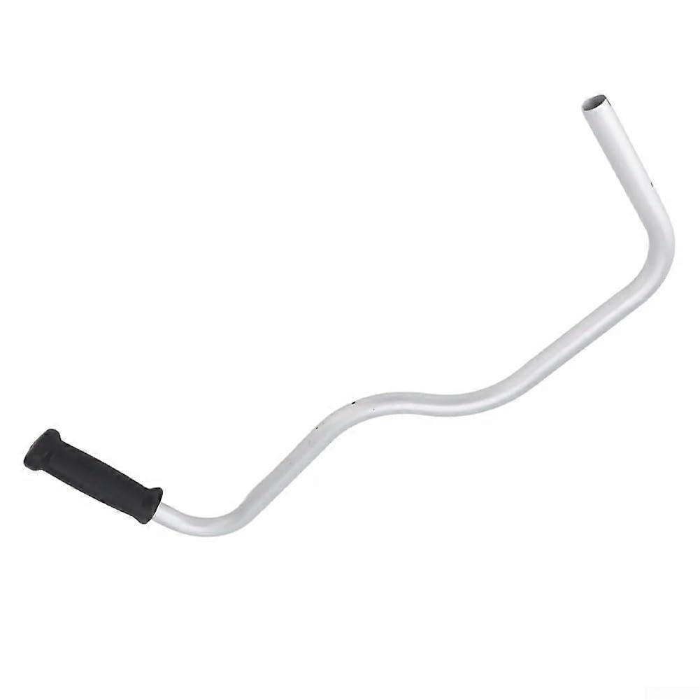 Ergonomically manufactured lawn mower handle, replacement for grass trimmer for comfort