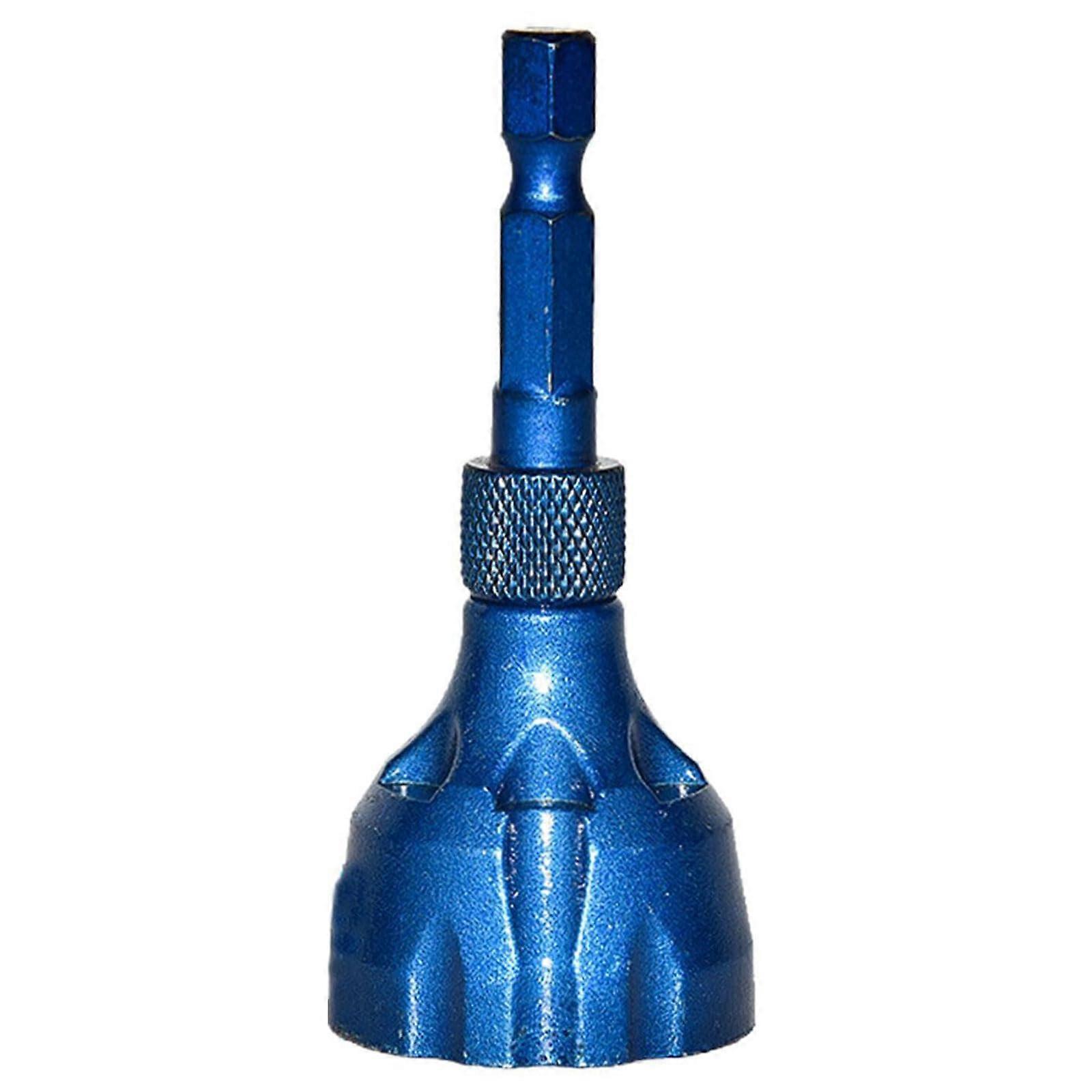 External Deburring / Chamfer Tool, Hex Shank for 3 mm to 20 mm, Blue