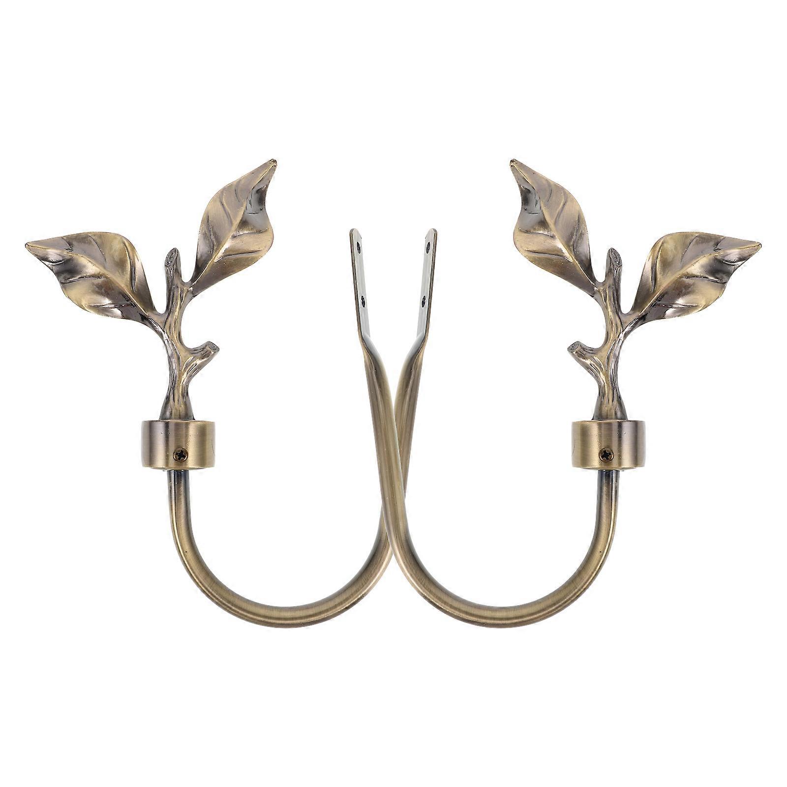 Metal Holdbacks for Curtains, No Drill Required, Versatile Design