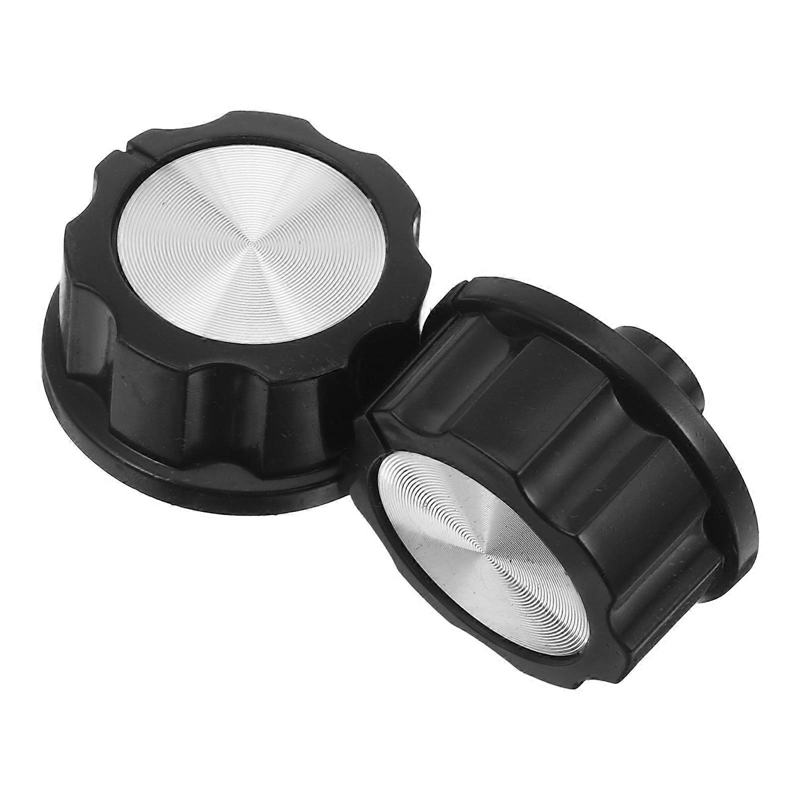Air Fryer Replacement Knob, 2pcs Tower Air Fryer Timer Knob, D Shaft 6mm Potentiometer for Oven, Pressure Cooker, and Air Fryer Switch Button