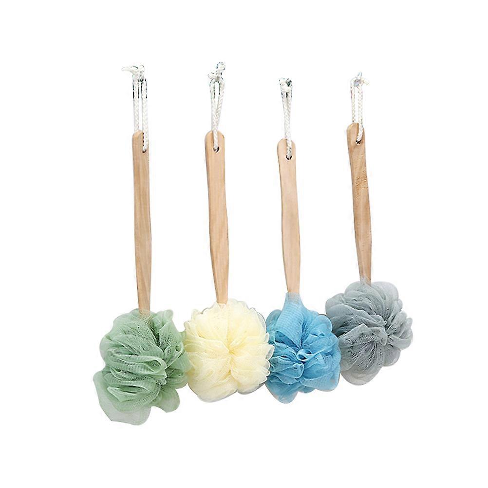 Long Handle Bath Balls, Easy to Hold and Use, Removes Dirt Effectively