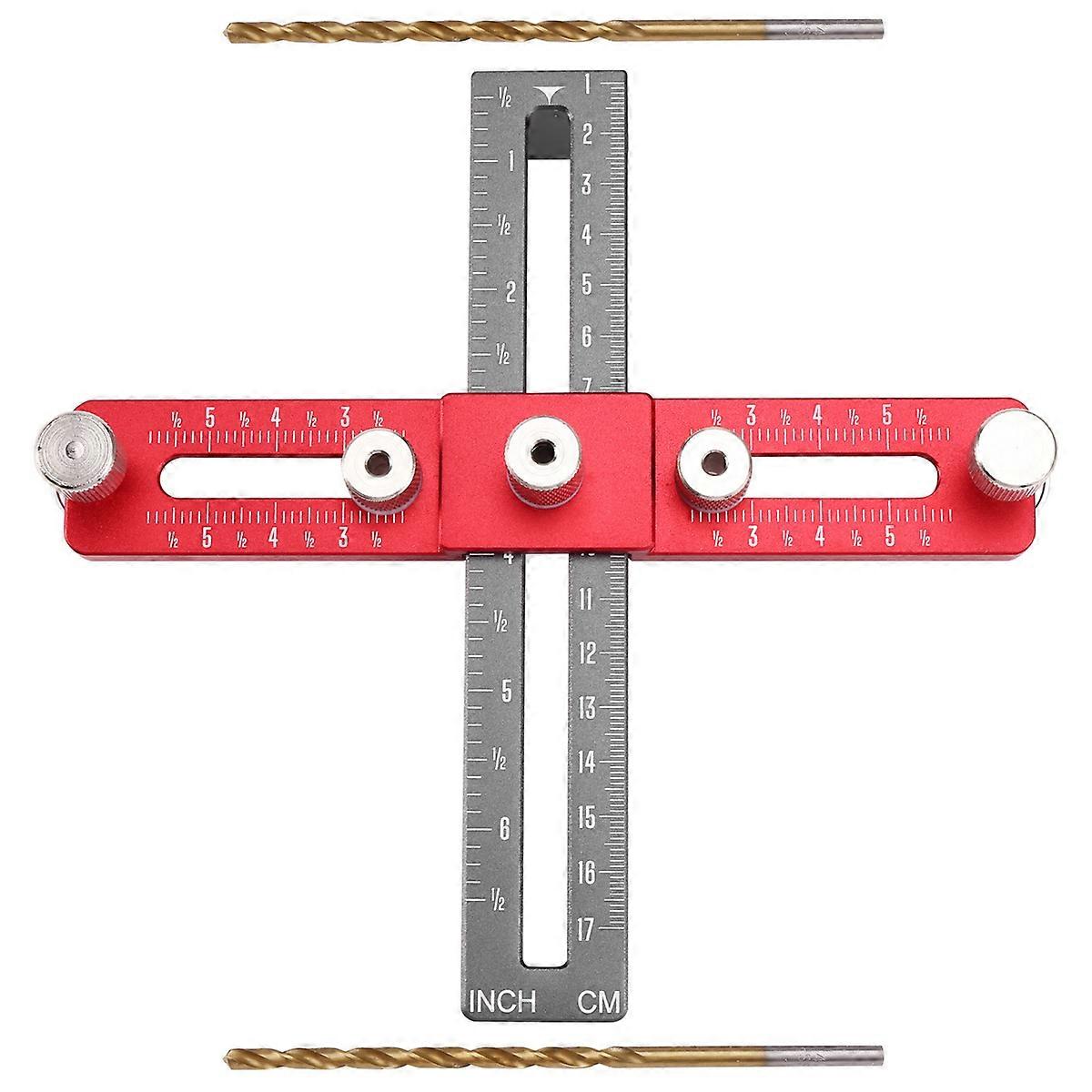 Handle Punching Positioner, Drawer Cabinet Door Handle Installation Aids Woodworking Hole Cutting T