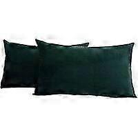 Luxury Soft Solid Cushion Cases for Sofa Couch, Pack of 2 Decorative Velvet Throw Pillow Covers - 12x20, Set of 2 Suitable for Various Brand