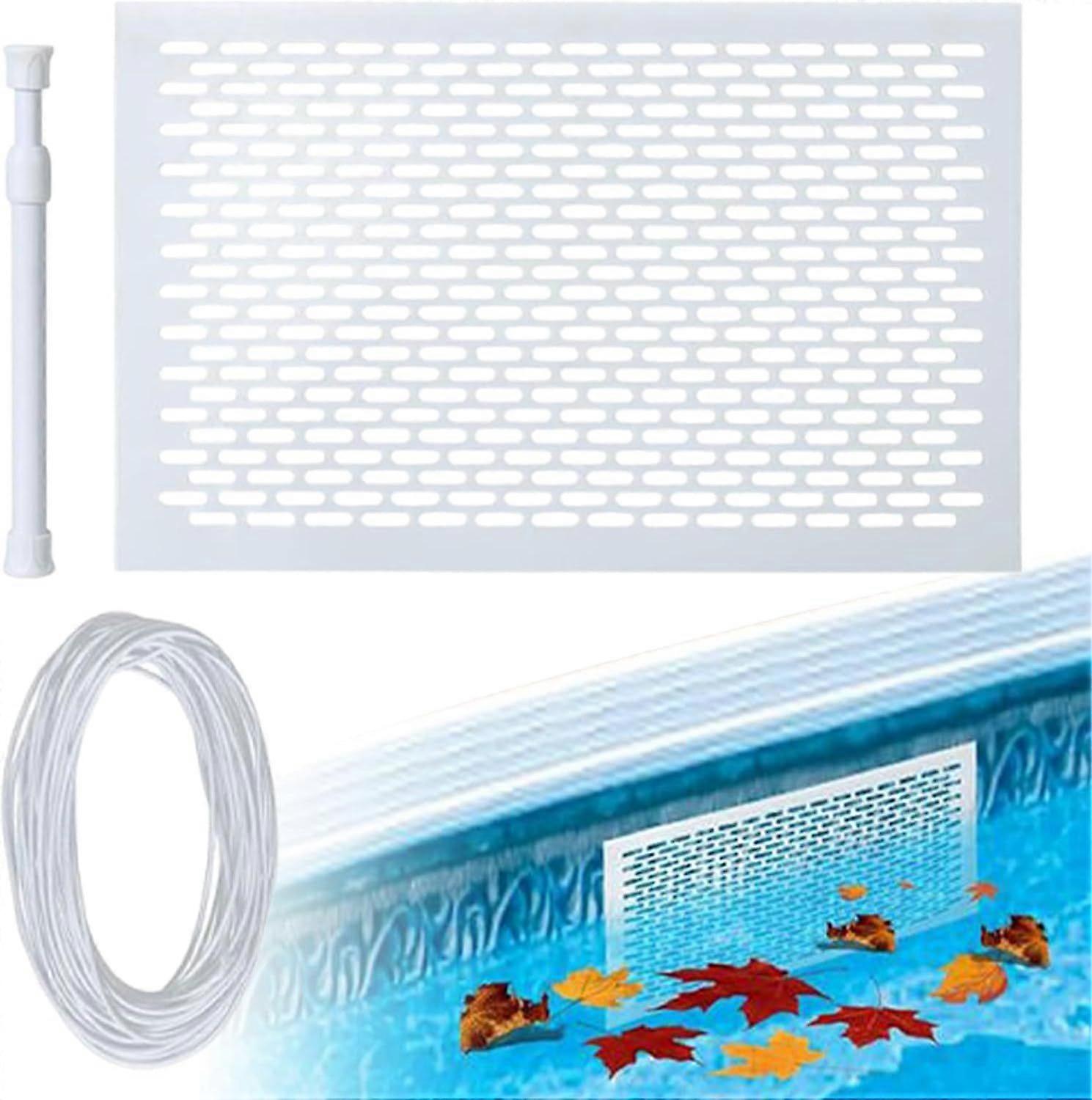 Skimmer Guard for Ground Pool, Swimming Pools Skimmers Net Blocker, Pool Skimmer Screen Guard Cover, Leaves Shield Net, for Removing Debris from Pools