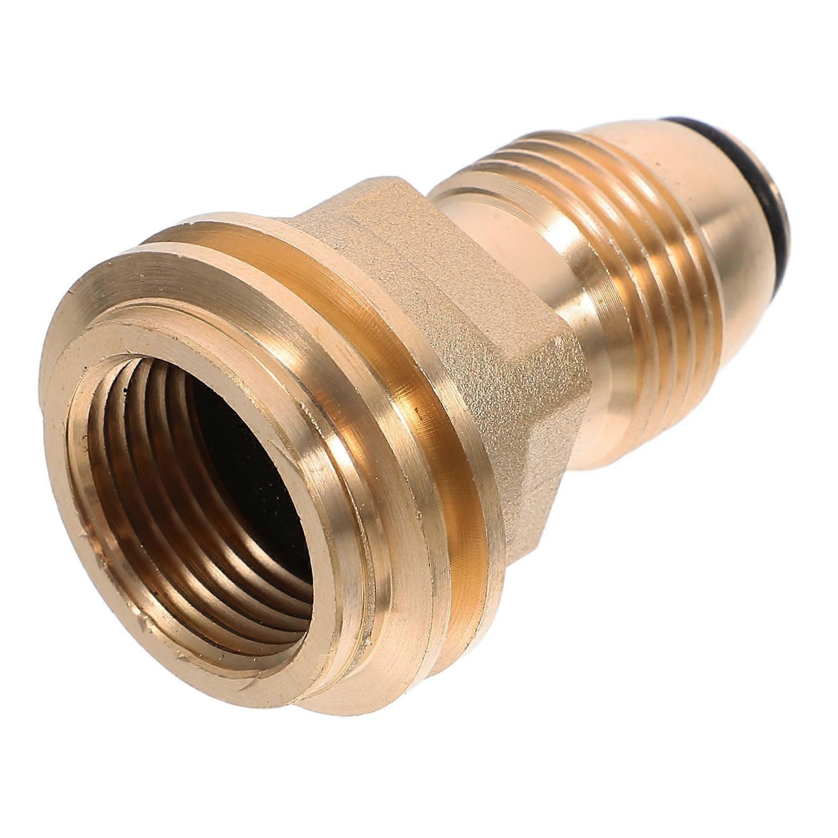 Tank adapter for camping small gas tank reliable connection for outdoor activities to operate without tool compatible