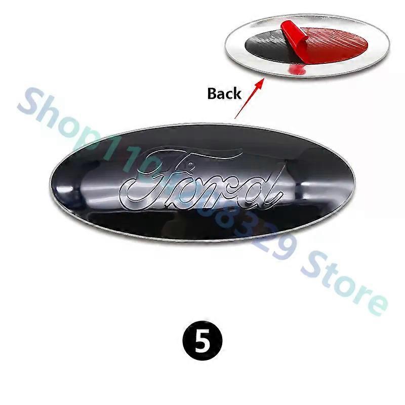 Car Front Grille Emblem Rear Trunk Logo Badge Stickers Accessories Suitable for d Focus mk2 mk3 Fiesta Fusion Ranger Mondeo S-MAX Kuga