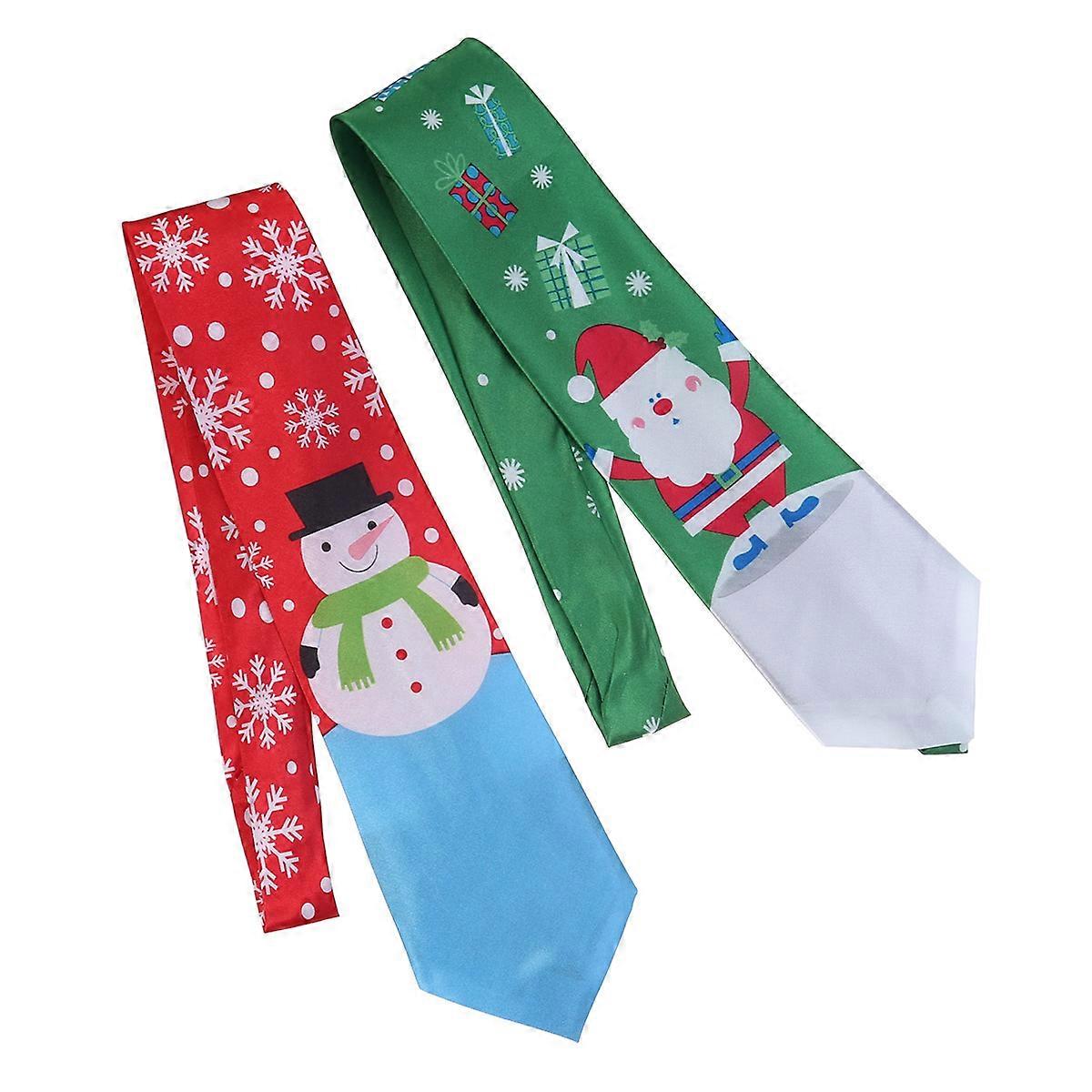 Funky Ties for Kids and Children Holiday Tie with Assorted Color 2Pcs