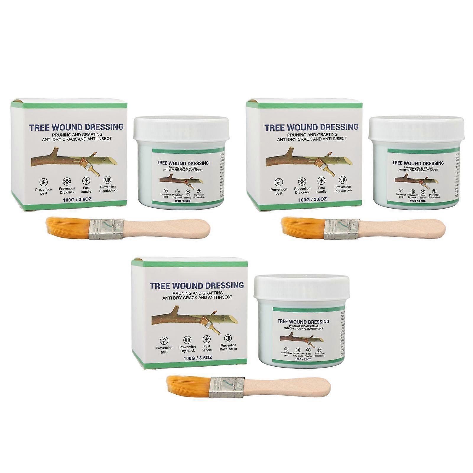 2025 Latest Model 3 Pcs 100g Tree Wound Dressing Recover Lushness Tree Shrub P...