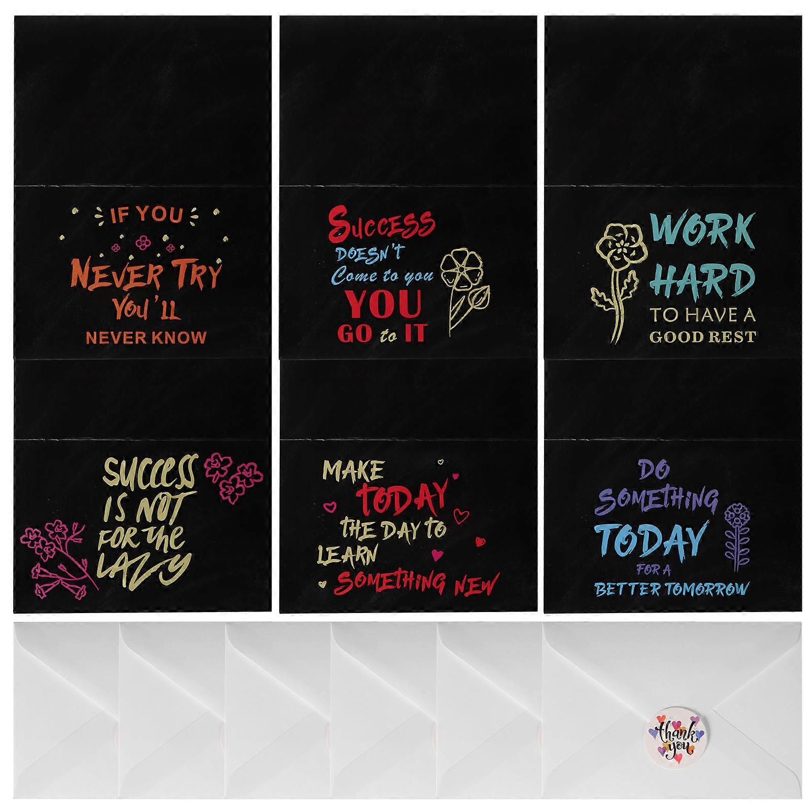 Optimistic Greeting Cards Greeting Card Set Parents Rectangular Comforting Cards 6Sets