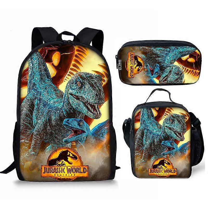 Student Backpack Three-piece Anime Cartoon Backpack